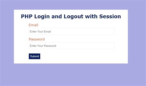 Session Login .